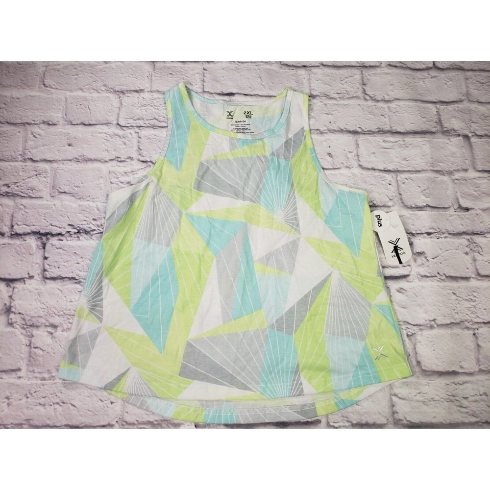 NEW Xersion Girls 2XL Plus Size Quick Dri Racerback Tank Top